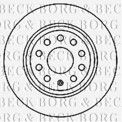 BORG & BECK bbd5167 -  Тормозной диск